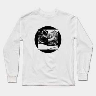 Mazda Miata MX-5 NB Black 'N White 5 Long Sleeve T-Shirt